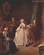 Pietro Longhi The Dancing Lesson USA oil painting artist